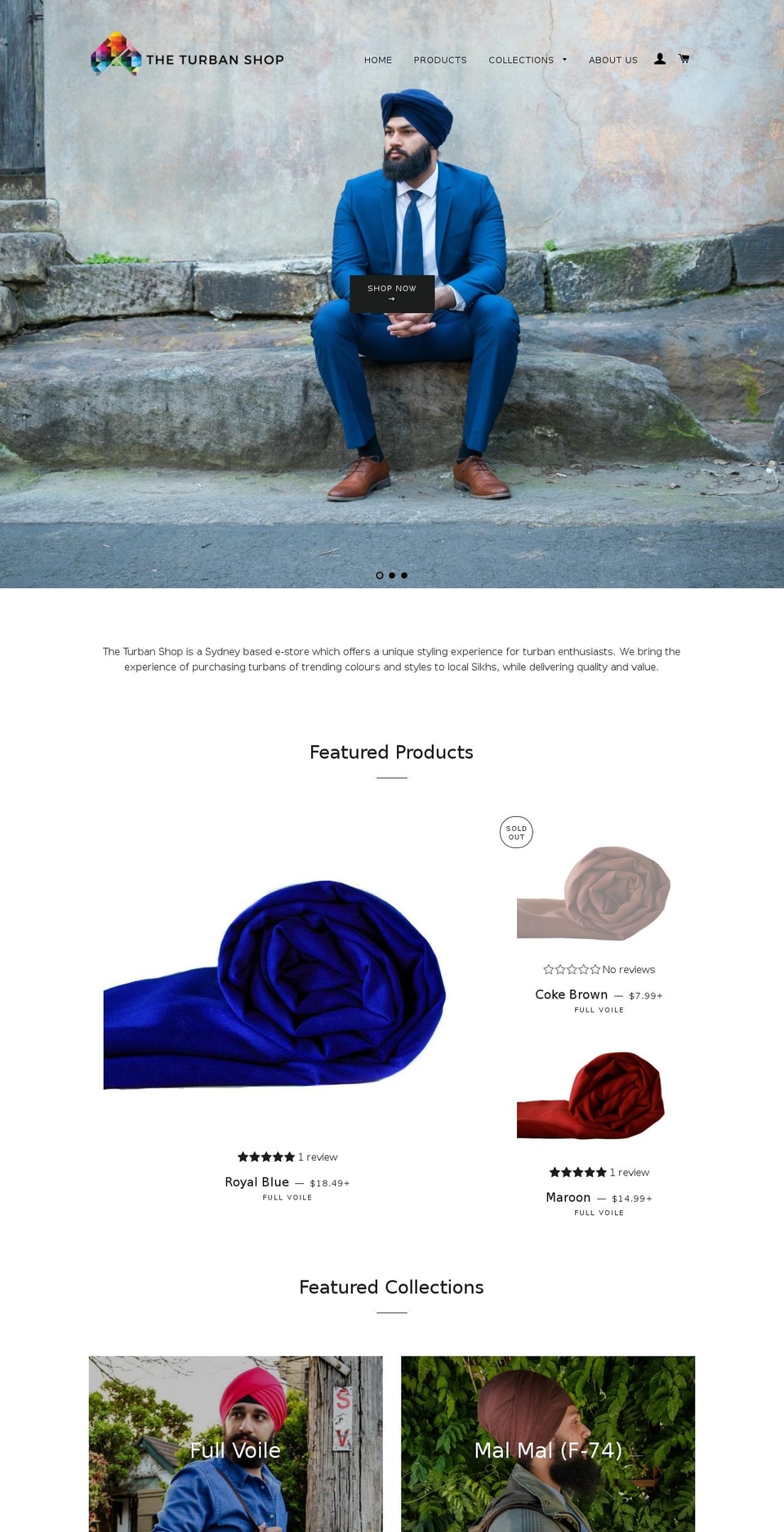 theturbanshop.com shopify website screenshot