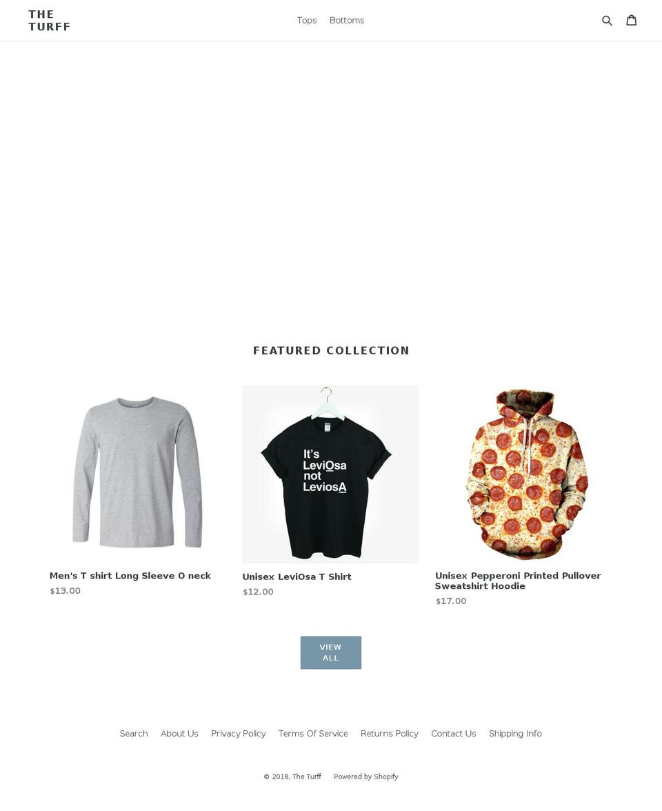 theturff.com — Shopify storefront screenshot