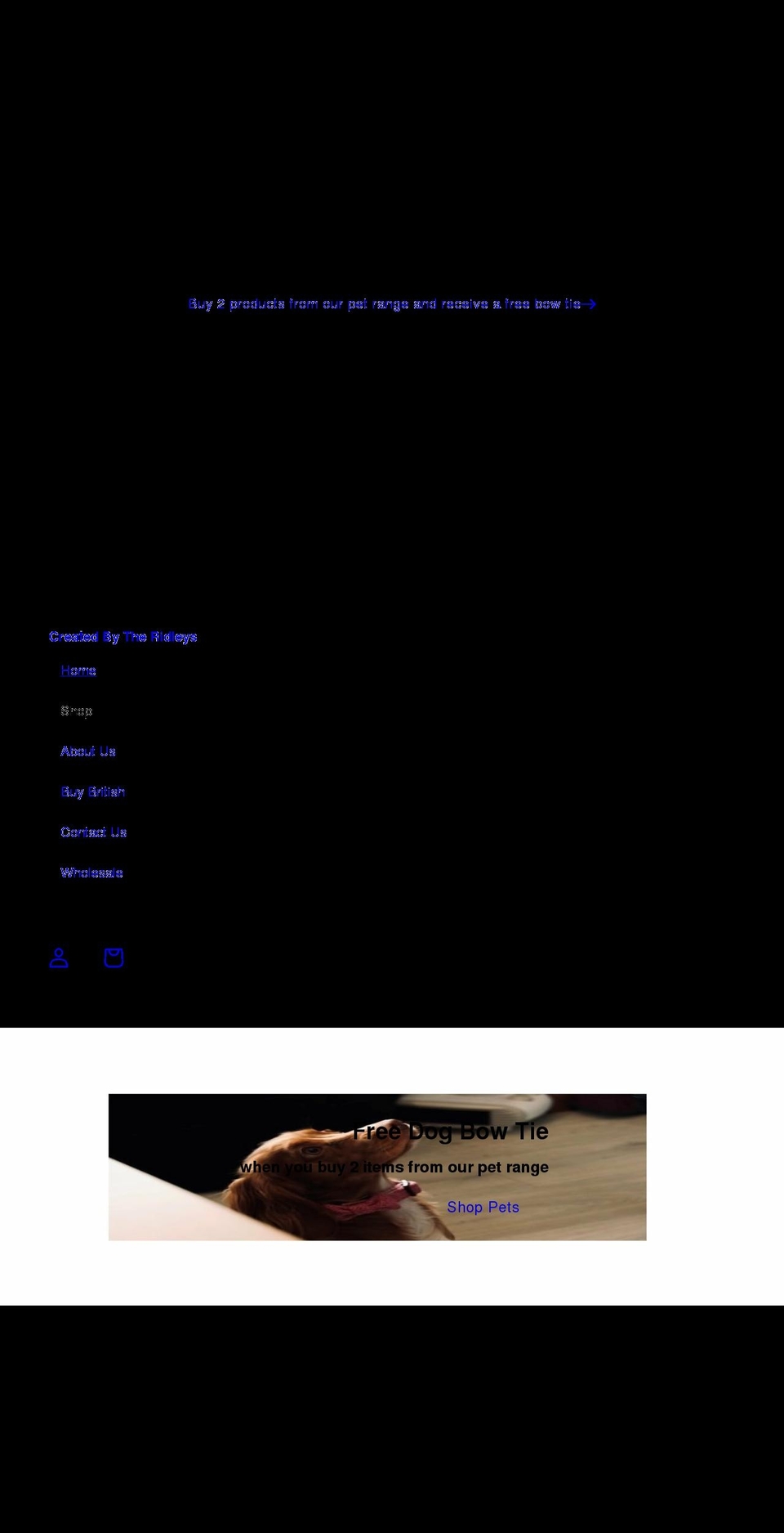 thetweedygiftcompany.com — Shopify storefront screenshot