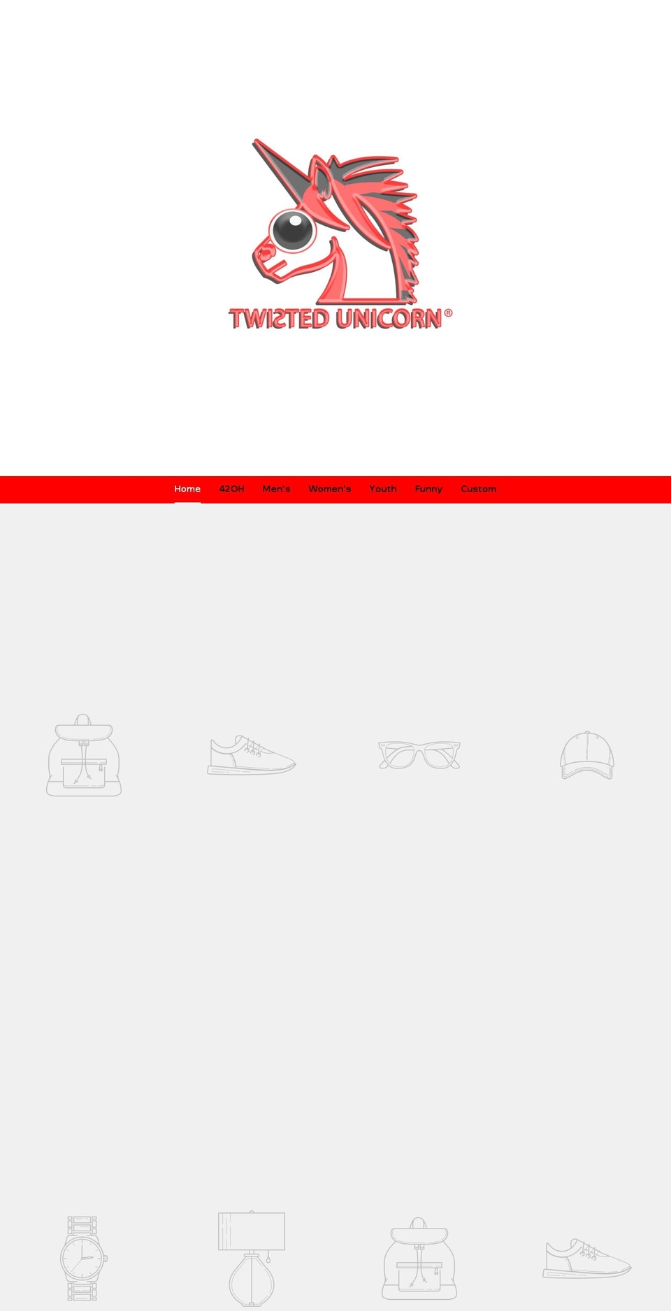 thetwistedunicorn.com — Shopify storefront screenshot