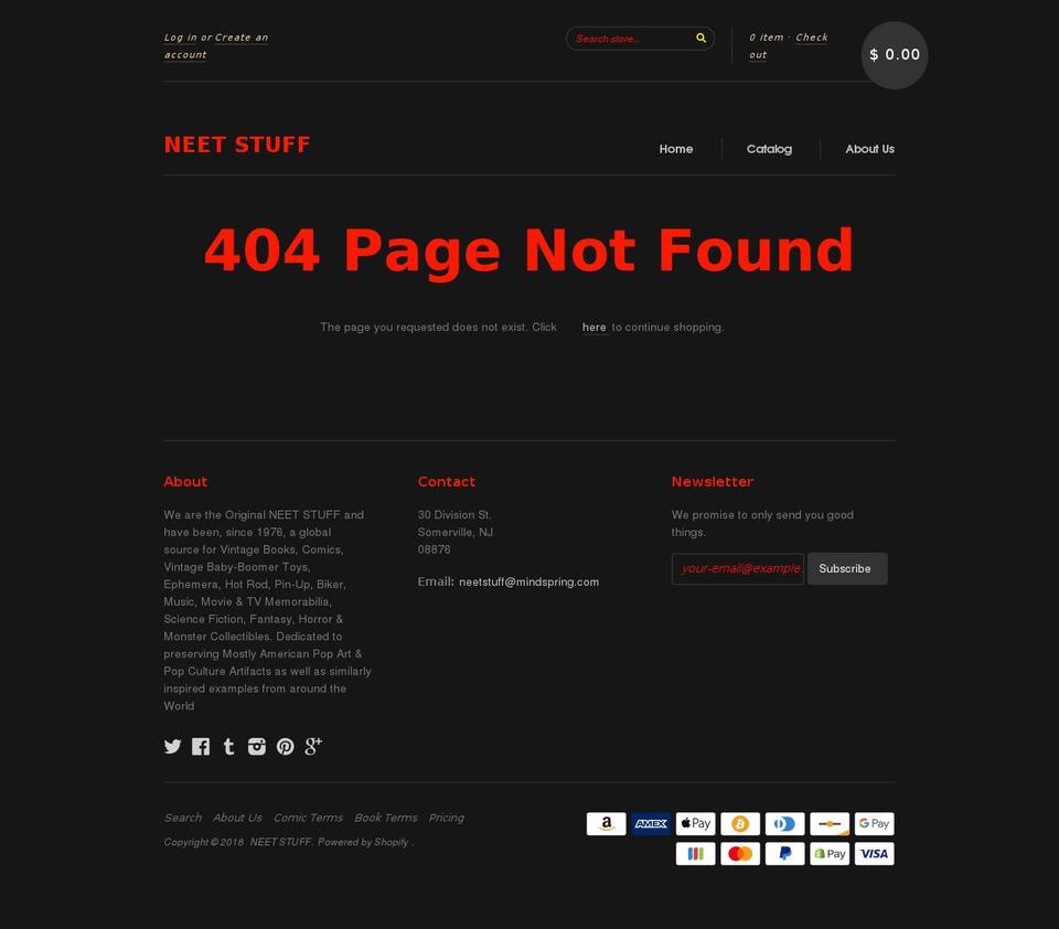 thetwonky.com — Shopify storefront screenshot