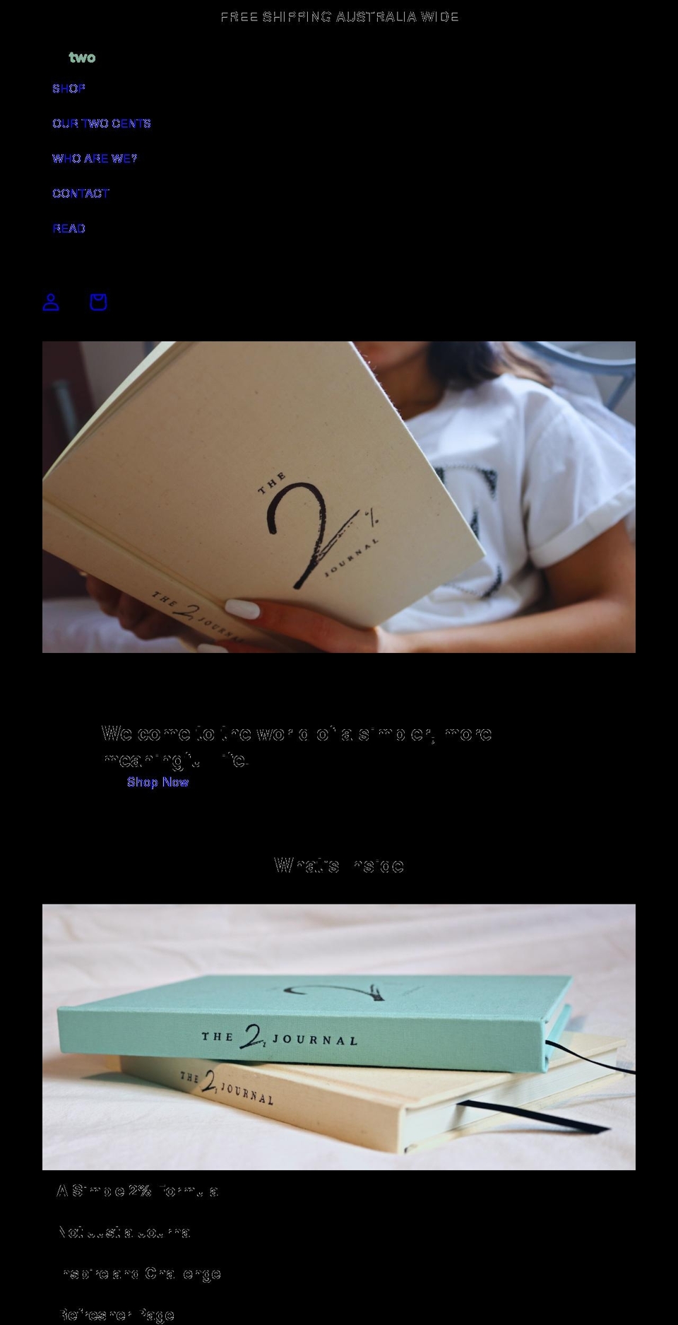 thetwopercenters.com shopify website screenshot