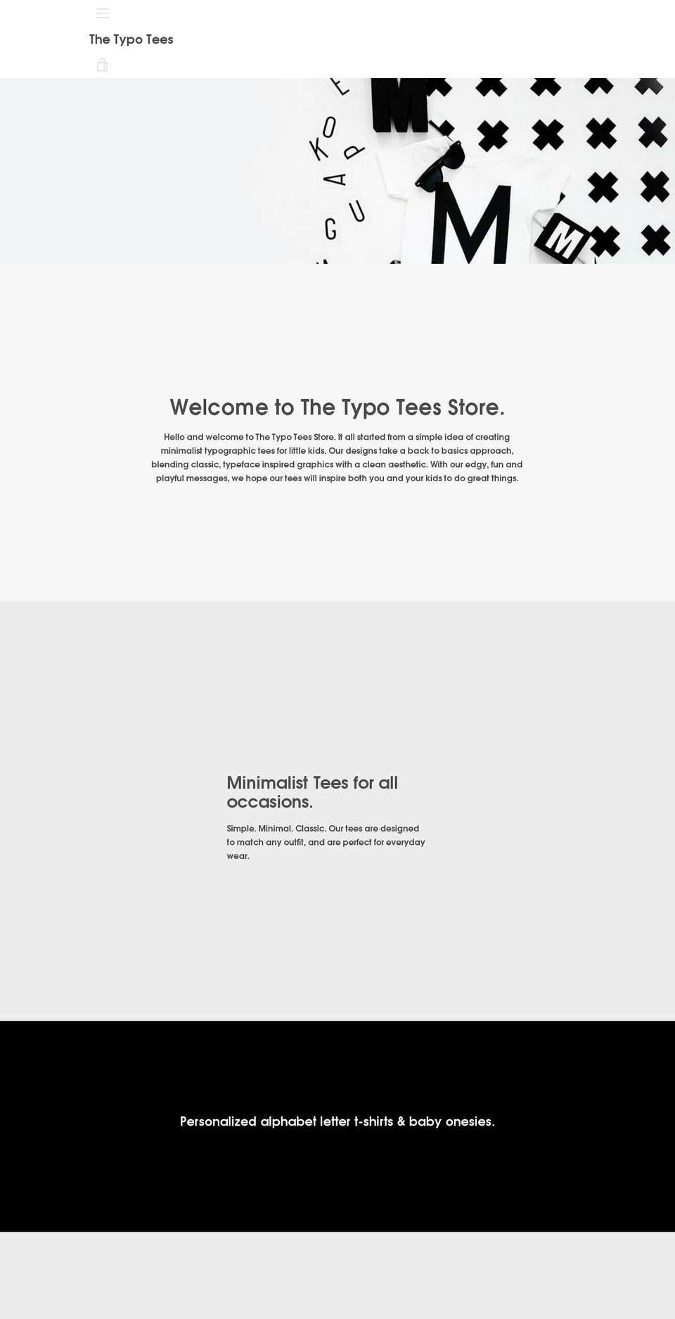 thetypotees.com — Shopify storefront screenshot