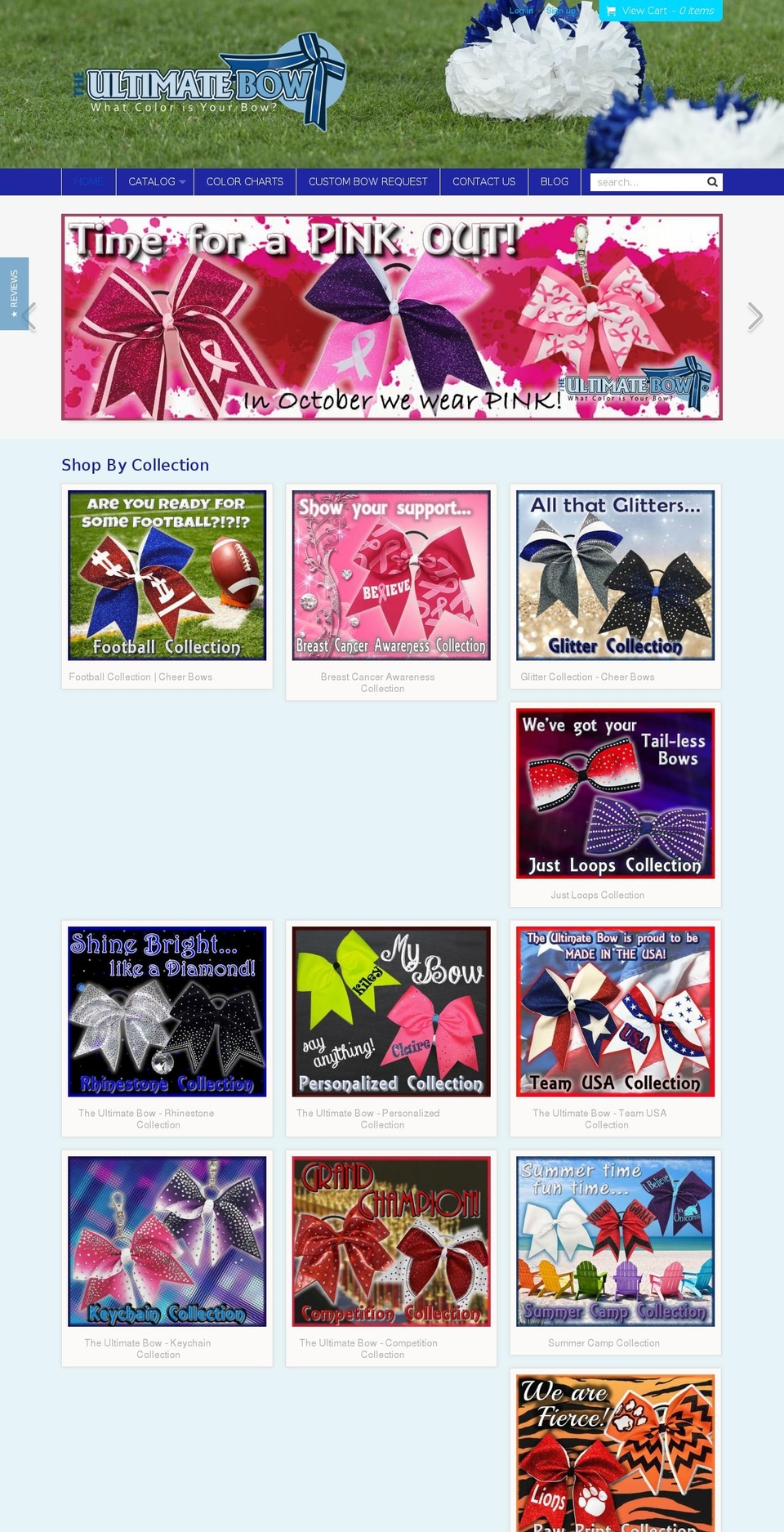 theultimatebows.com — Shopify storefront screenshot
