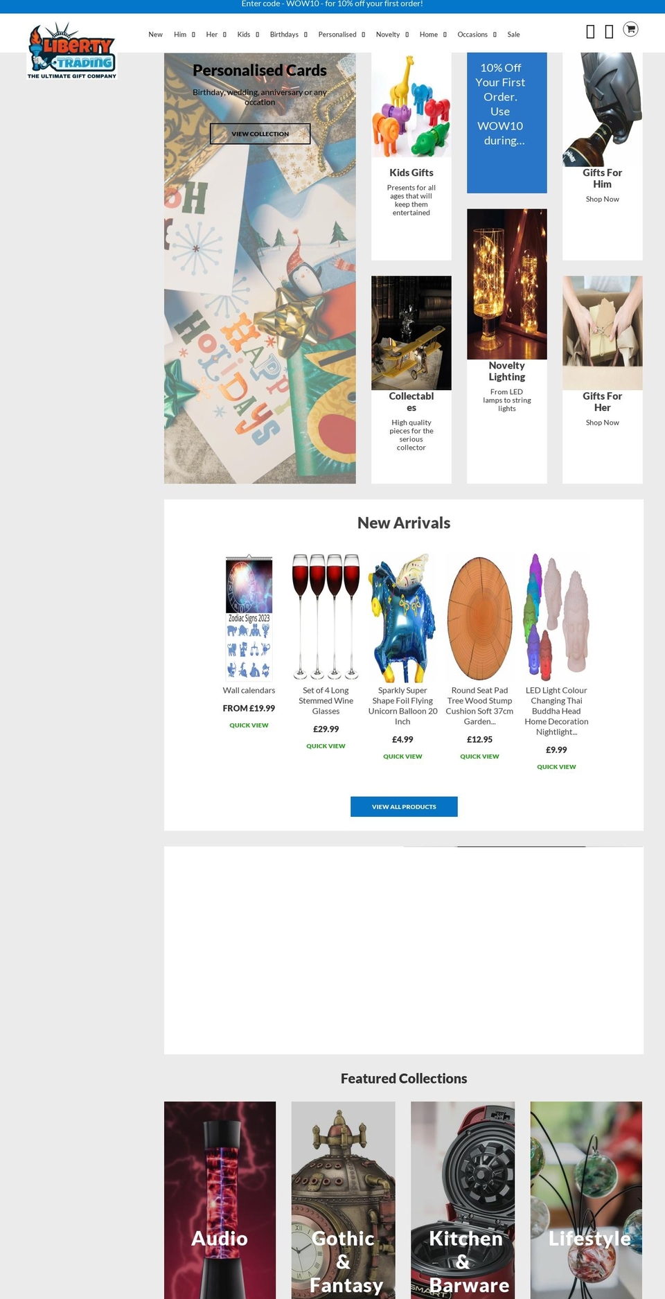 theultimatepresentco.com — Shopify storefront screenshot