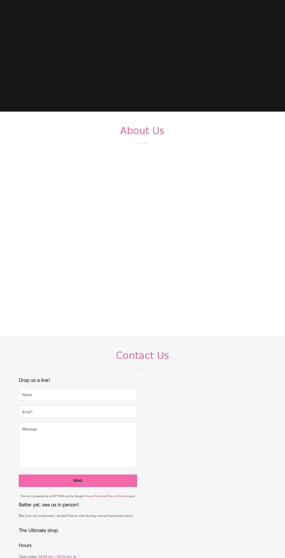 theultimateshops.com — Shopify storefront screenshot