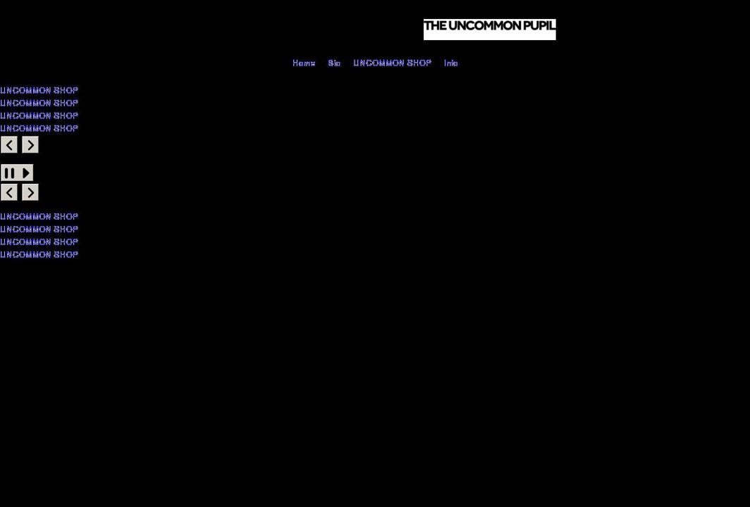 theuncommonpupil.com shopify website screenshot