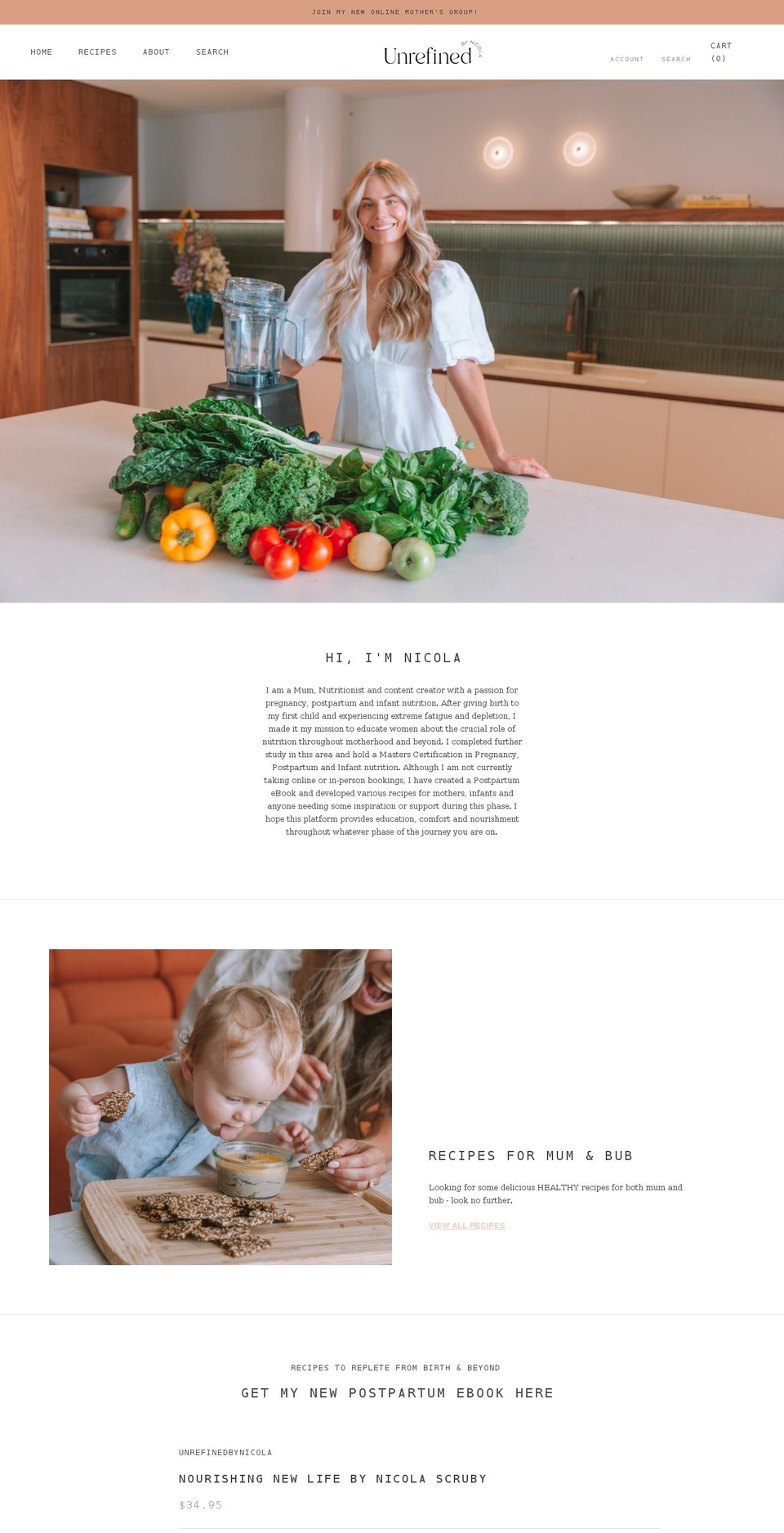 theunrefined.com.au shopify website screenshot