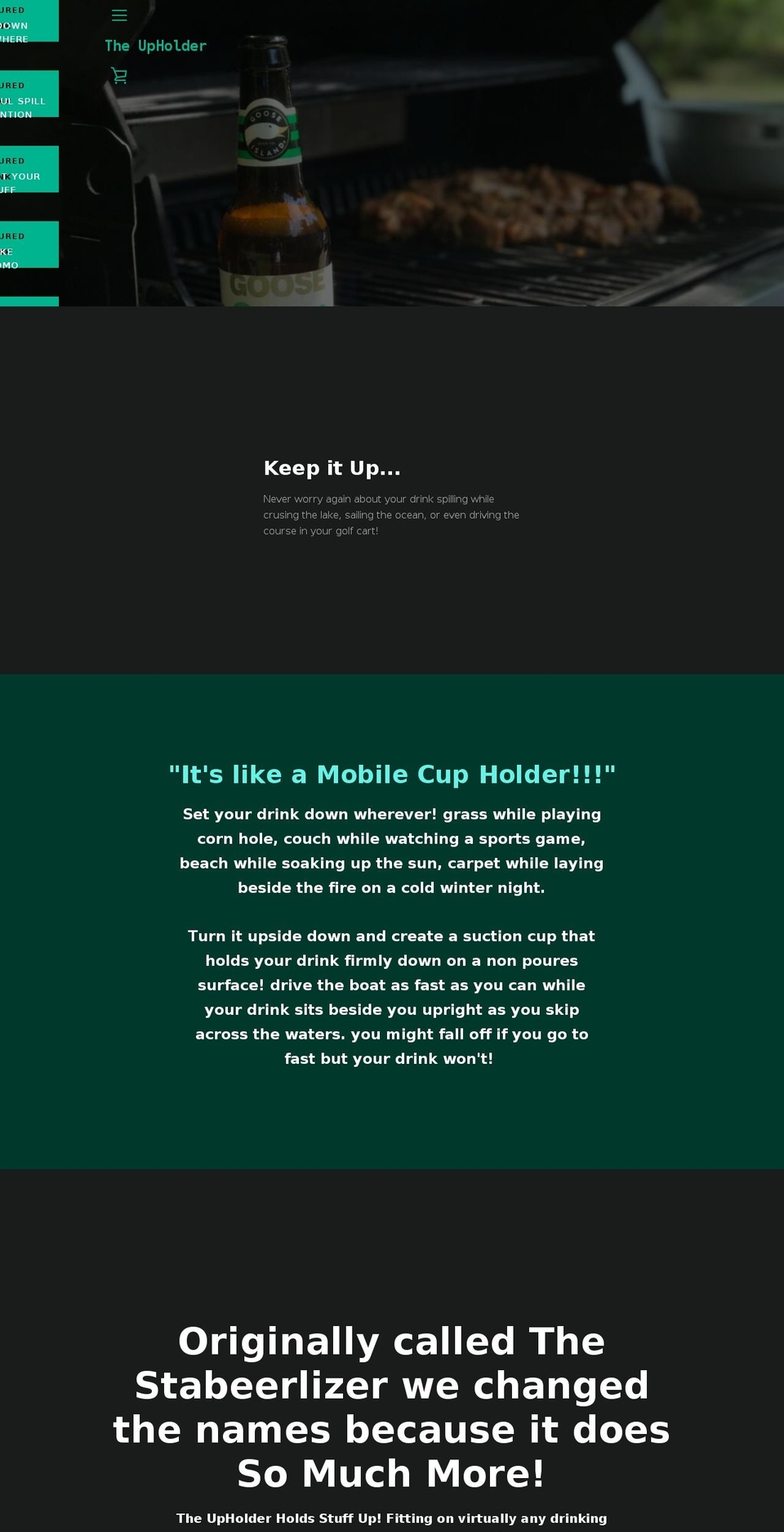 theupholder.com — Shopify storefront screenshot