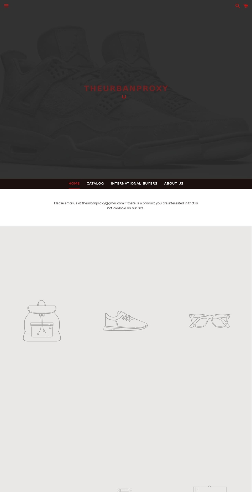 theurbanproxy.com — Shopify storefront screenshot