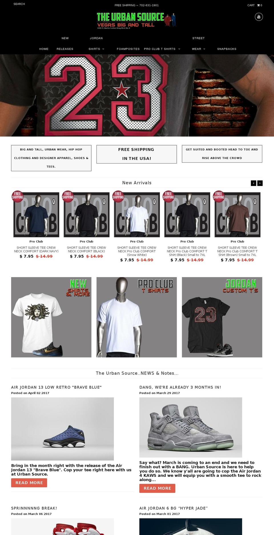 theurbansourceonline.com shopify website screenshot