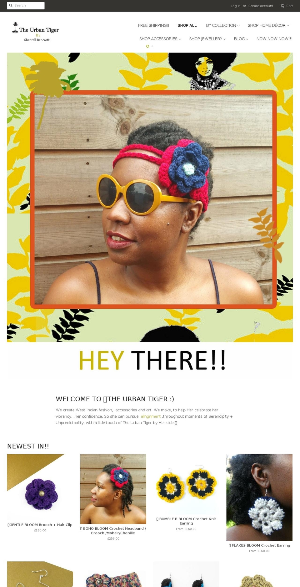 theurbantiger.com — Shopify storefront screenshot