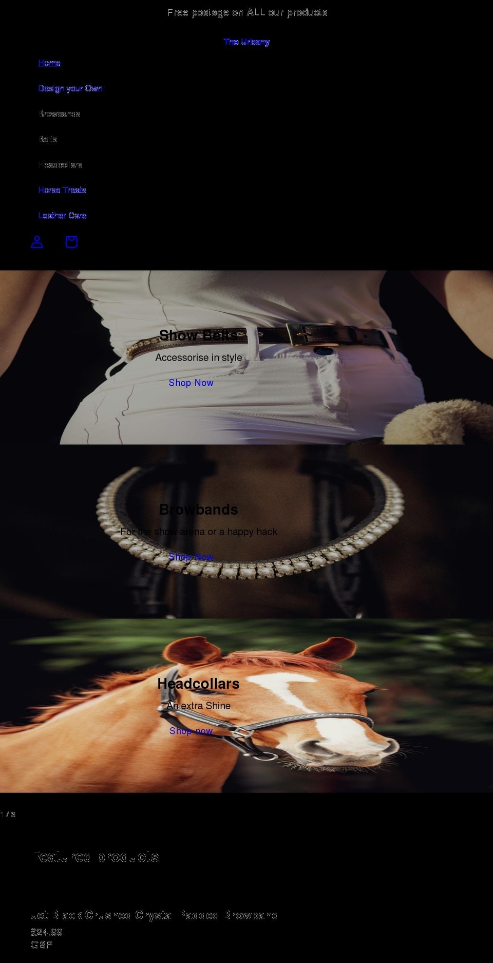 theurbany.com shopify website screenshot