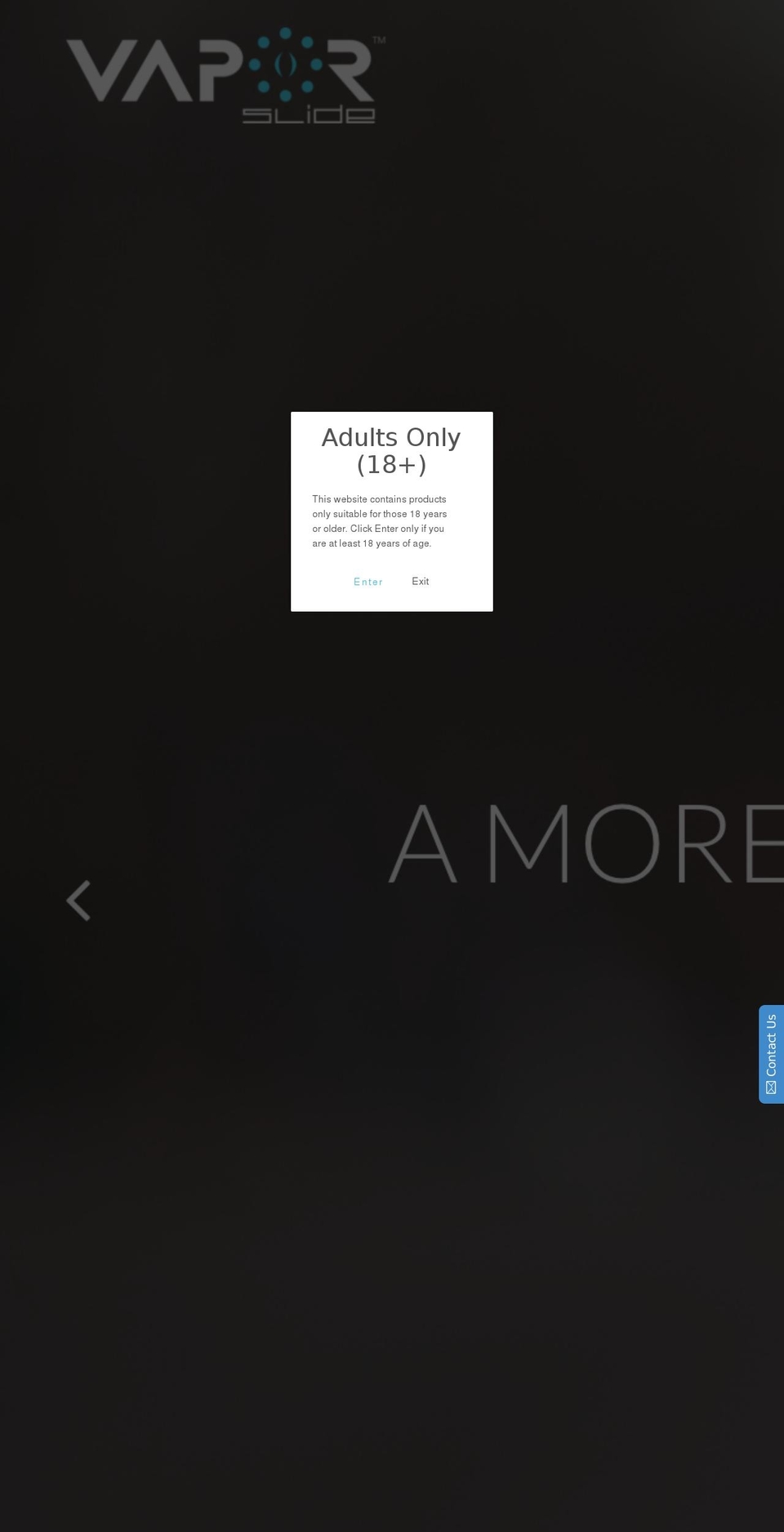 Vapor Slide Main Shopify theme site example thevaporslide.com