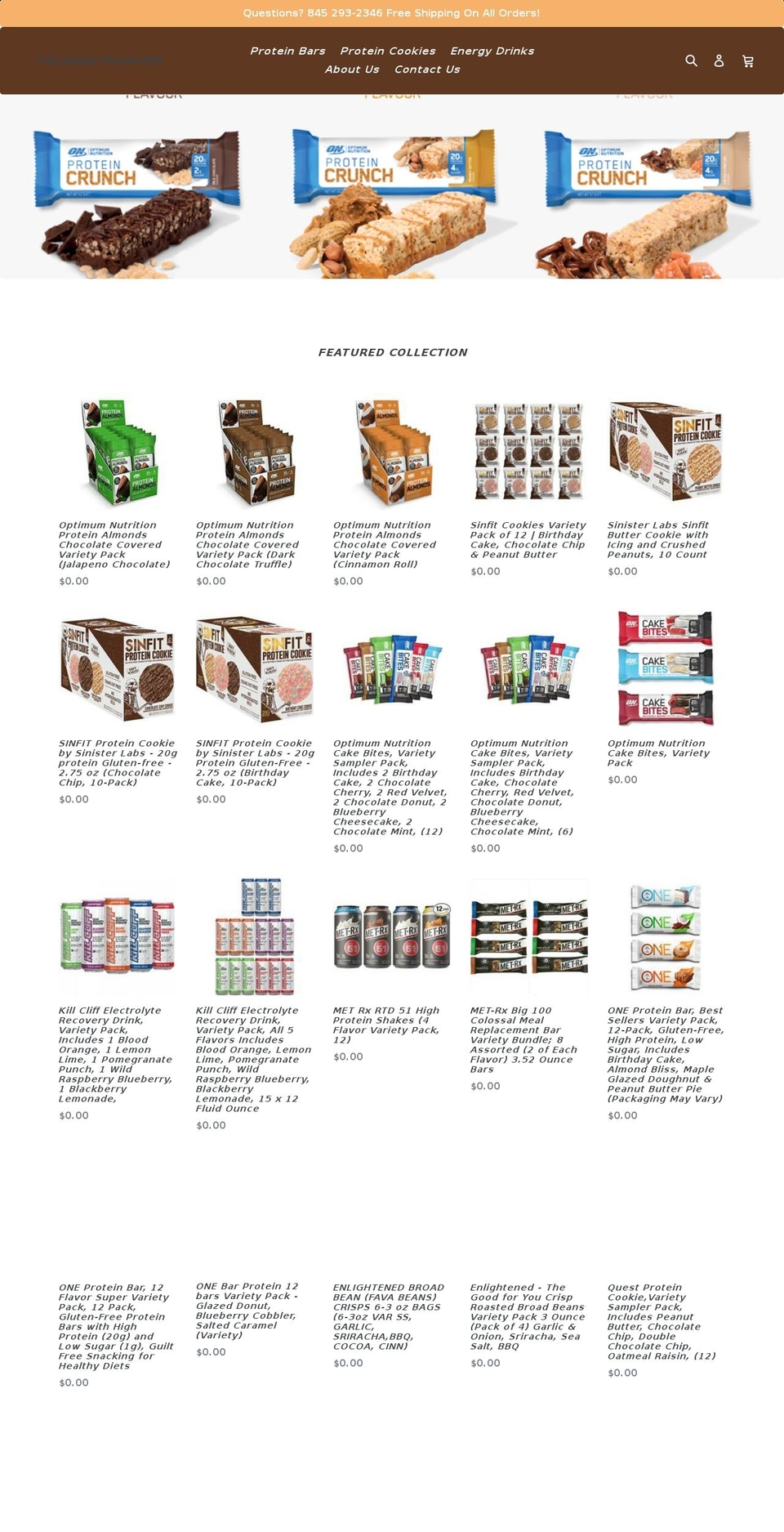 thevarietyshoppe.com — Shopify storefront screenshot