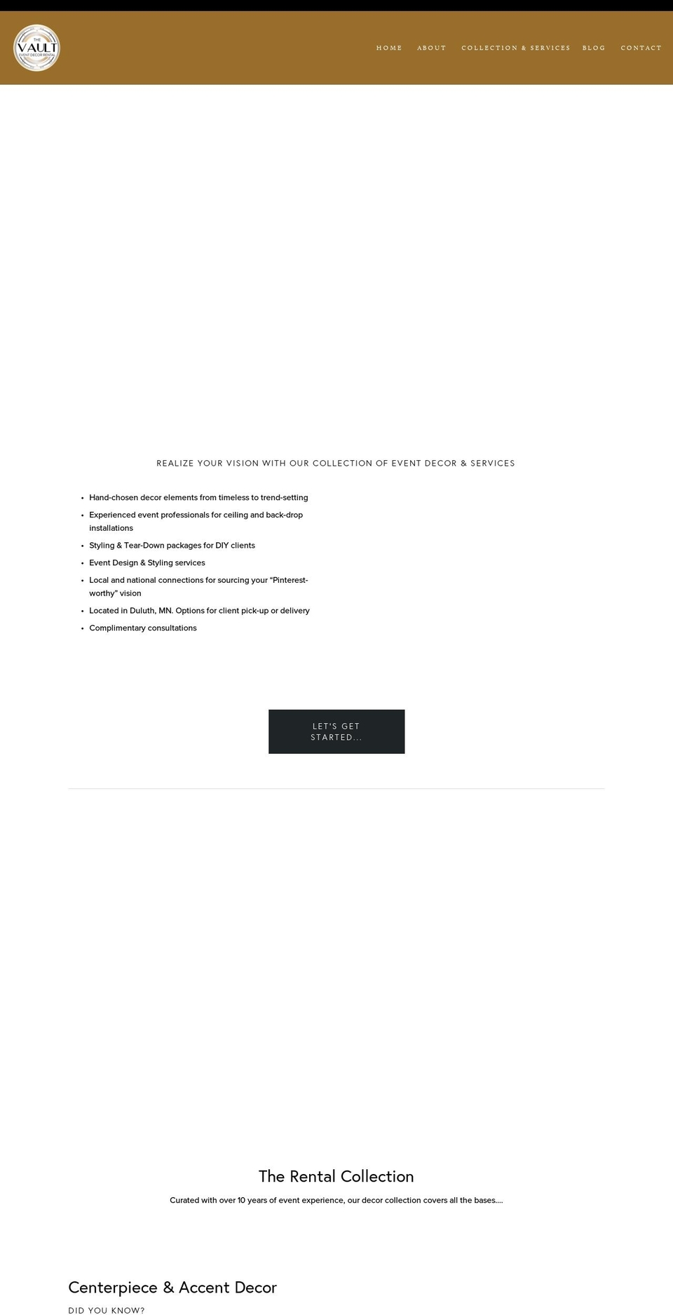 thevaultduluth.com — Shopify storefront screenshot