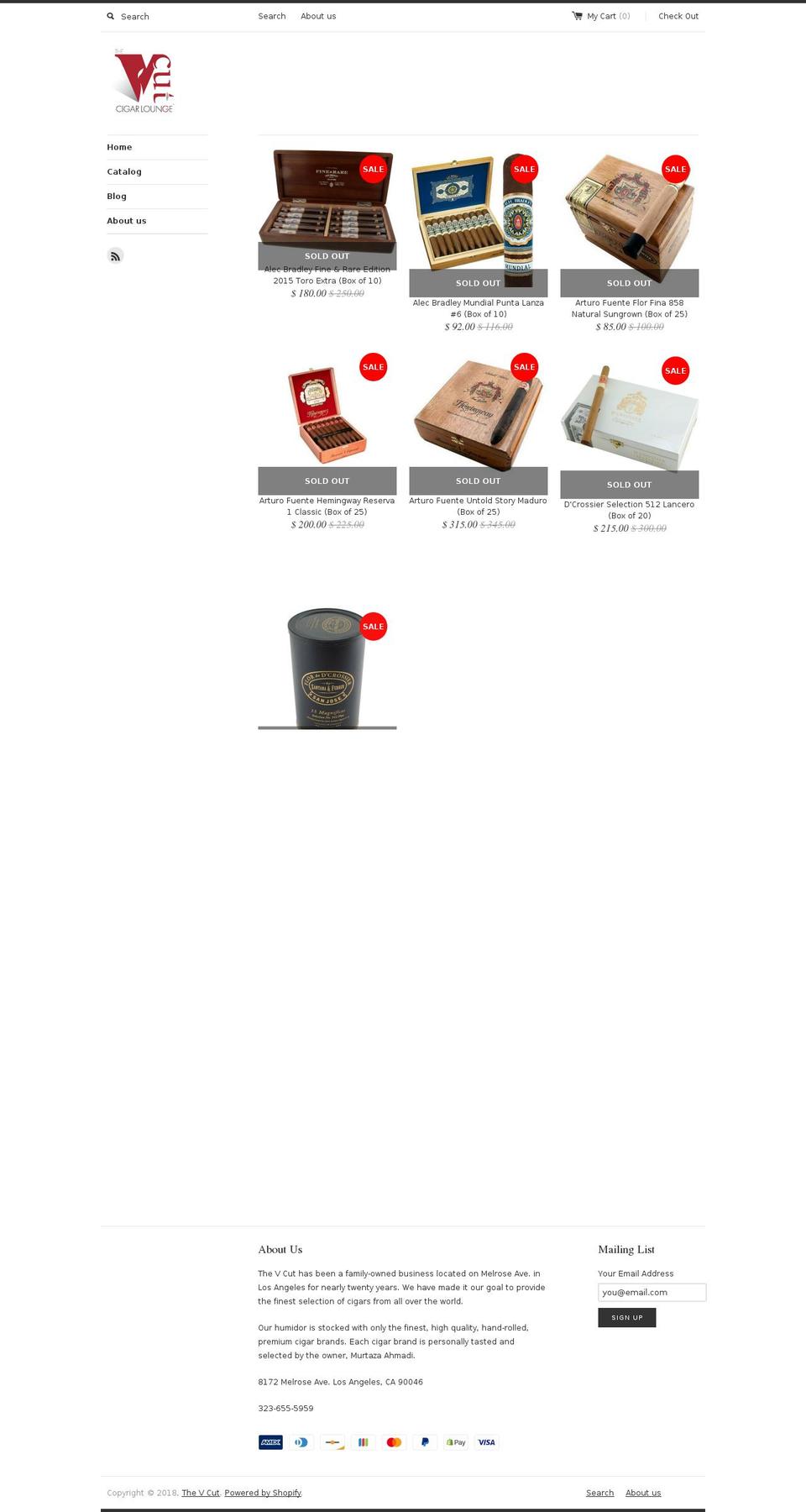 thevcutclub.com shopify website screenshot