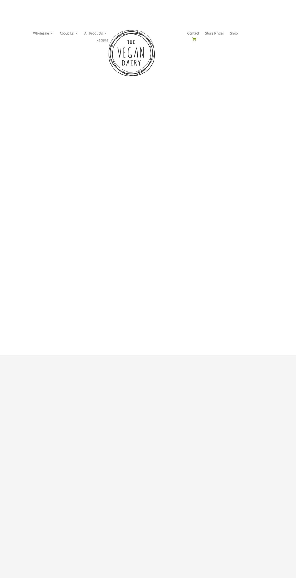 thevegandairy.com.au shopify website screenshot