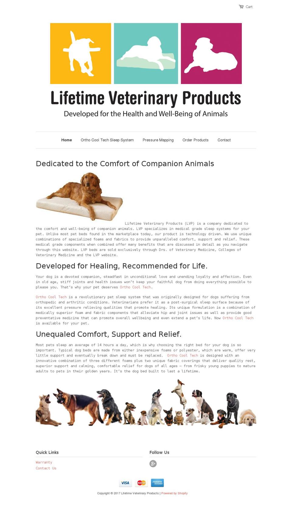 thevetbed.com shopify website screenshot