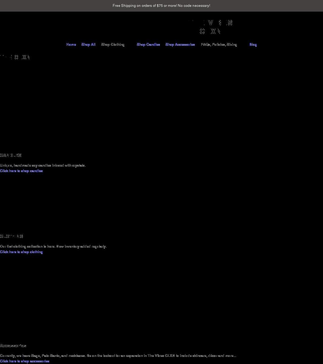 thevibesclxn.com shopify website screenshot