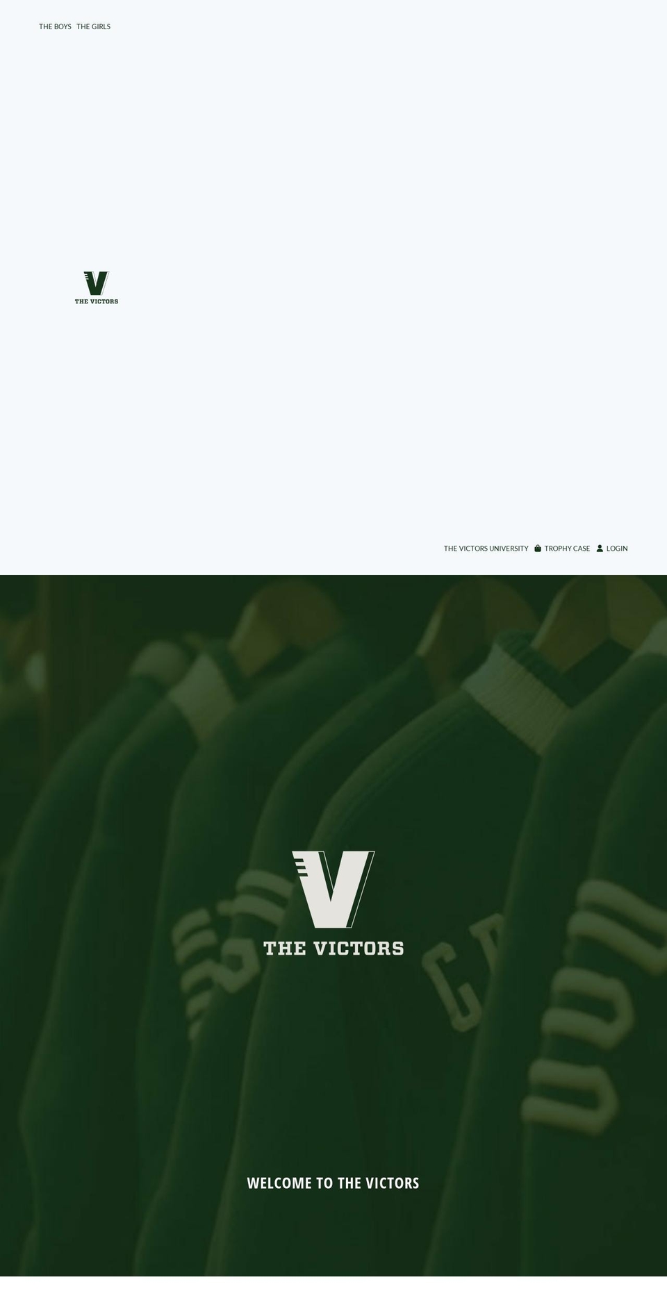 thevictors.com shopify website screenshot