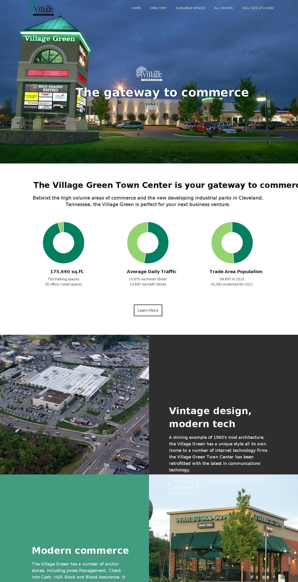 4-14_17 Village Green Town Center Shopify theme site example thevillagegreen.biz