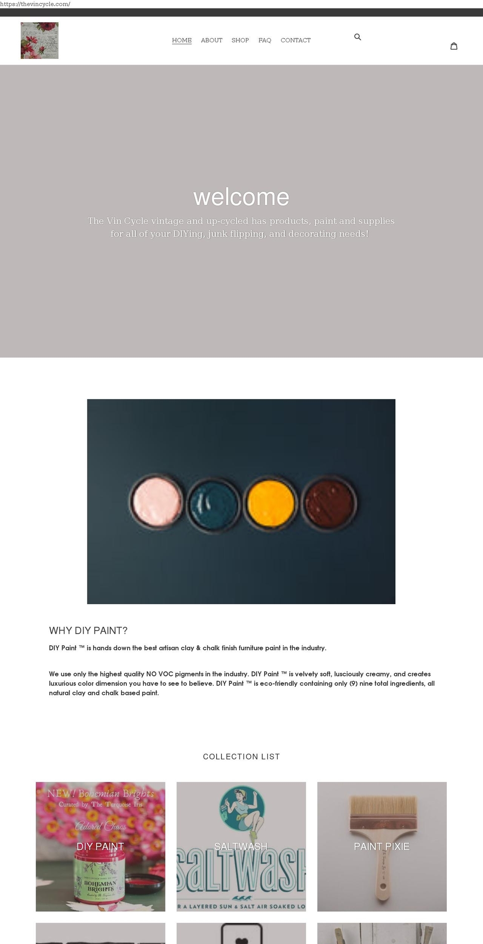 thevincycle.com shopify website screenshot