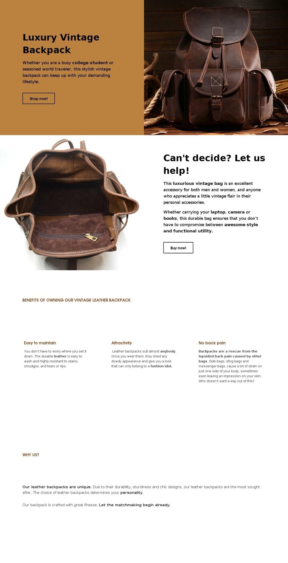 thevintagebag.com — Shopify storefront screenshot