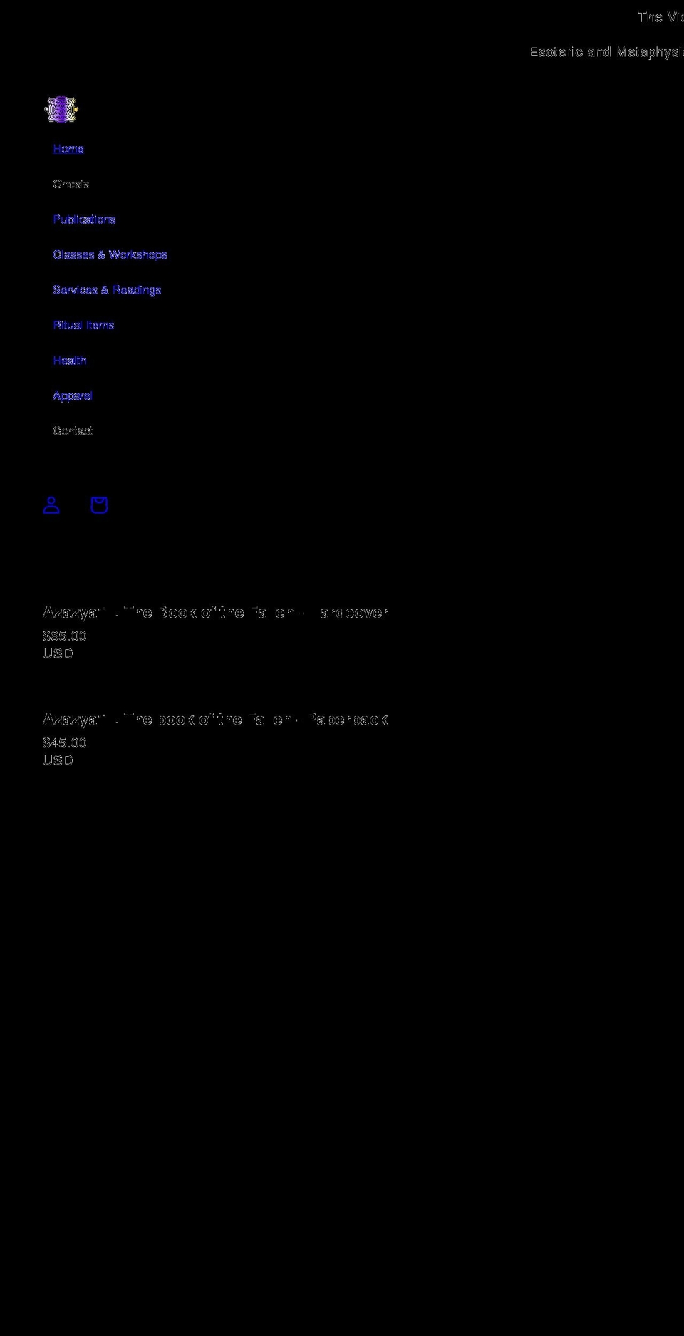 thevioletgateway.com shopify website screenshot