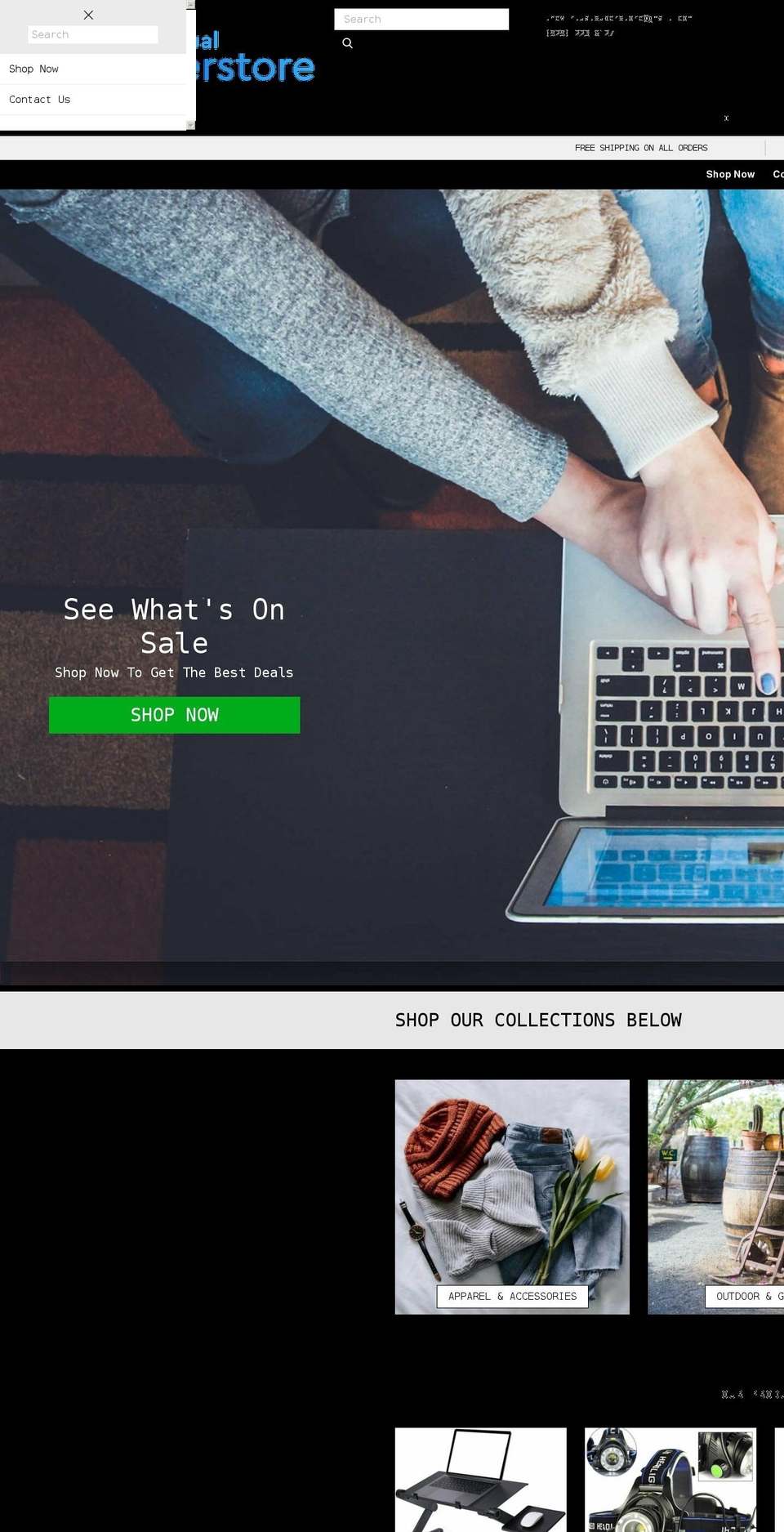 Kibo code v Shopify theme site example thevirtualsuperstore.com