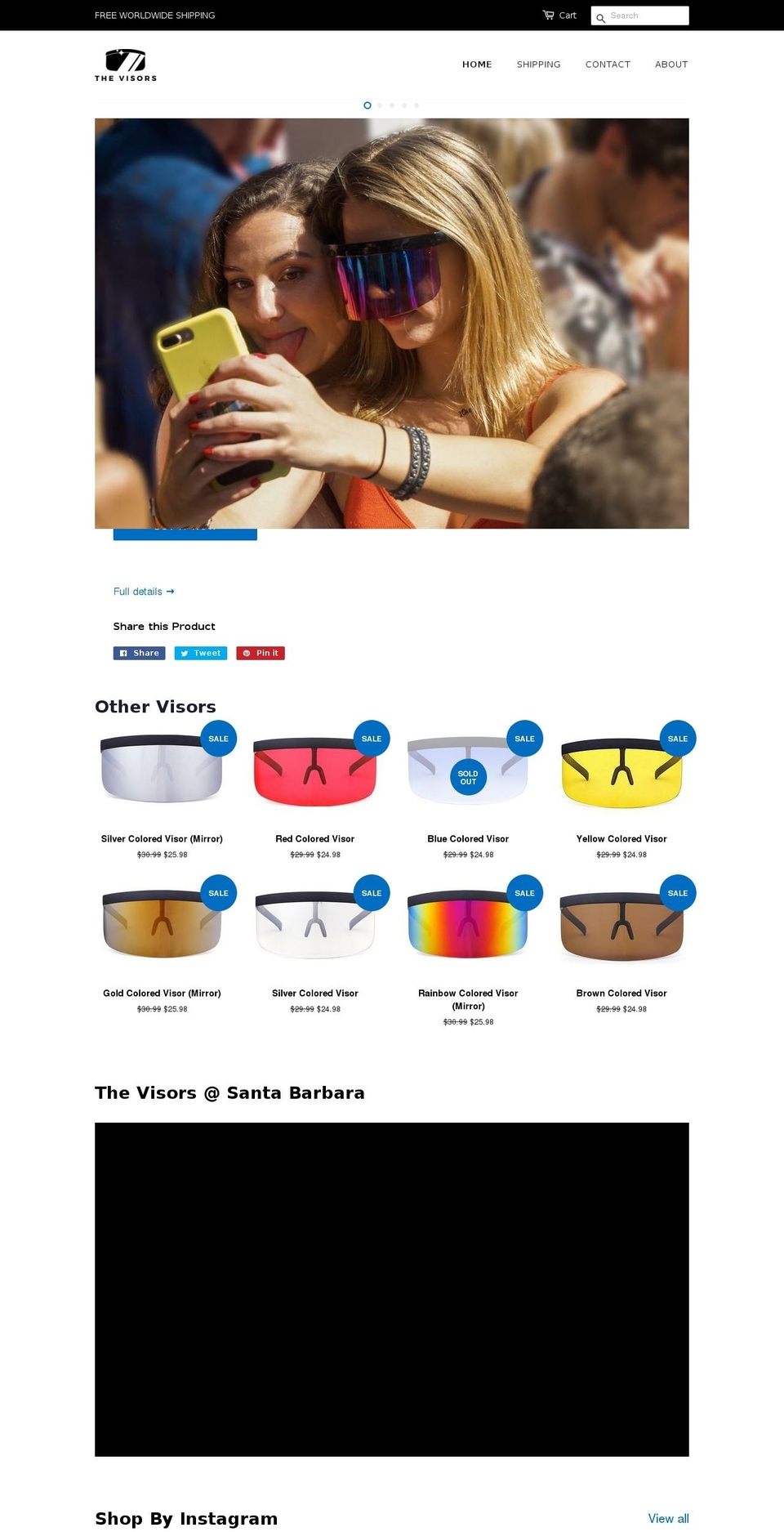 thevisors.com — Shopify storefront screenshot