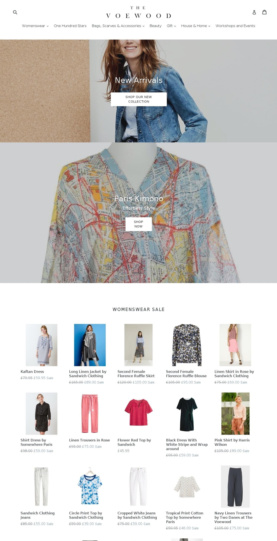 thevoewood.com shopify website screenshot
