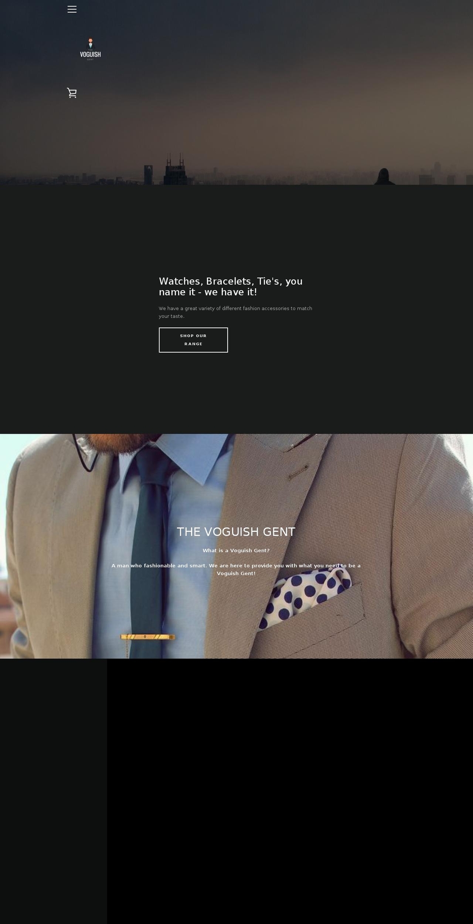 thevoguishgent.com — Shopify storefront screenshot