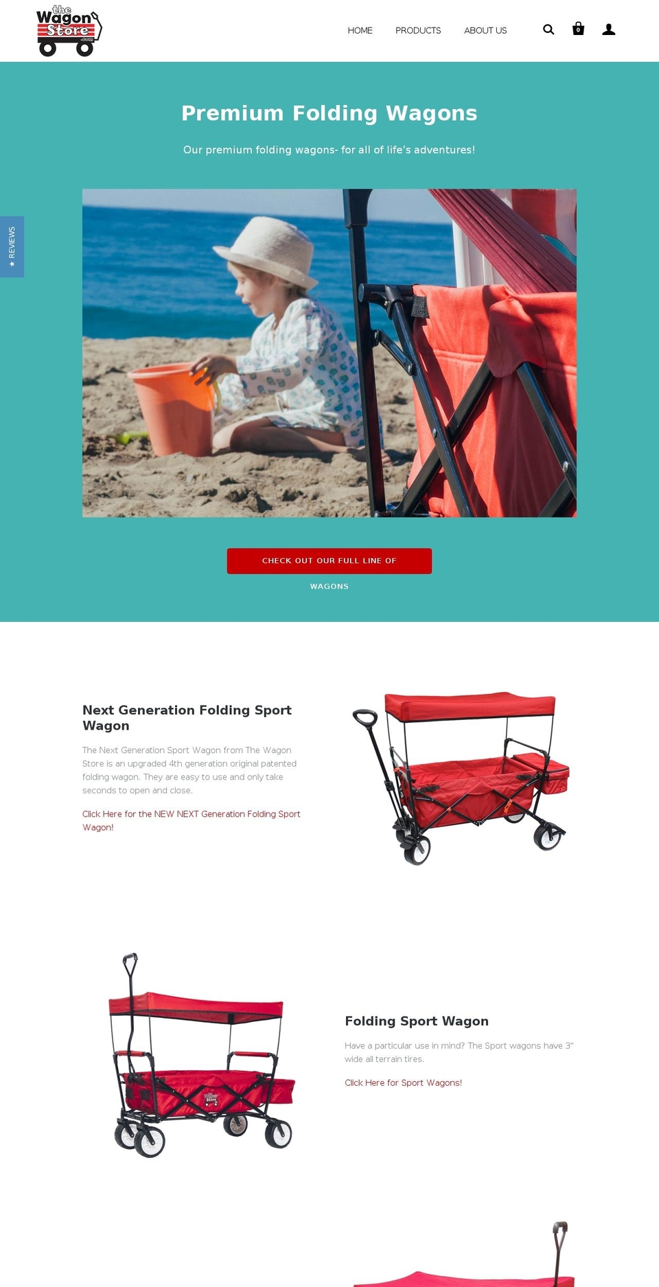 thewagonstore.net shopify website screenshot