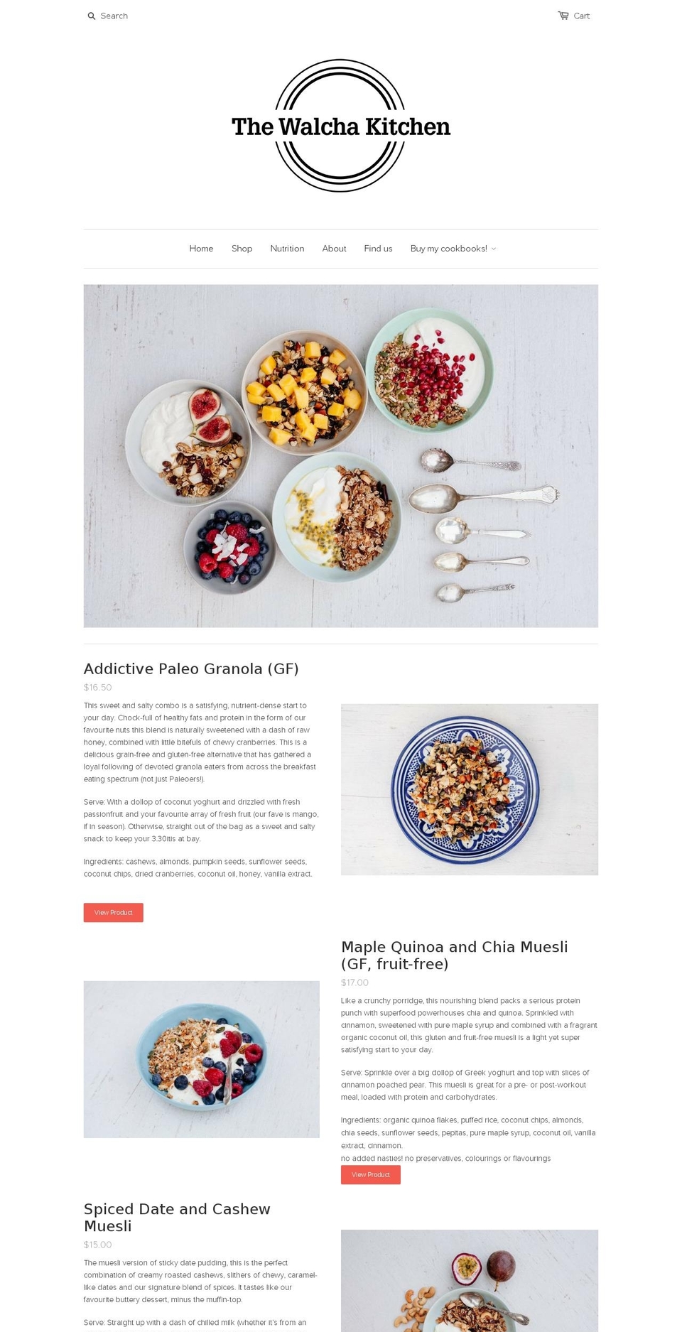 thewalchakitchen.com shopify website screenshot