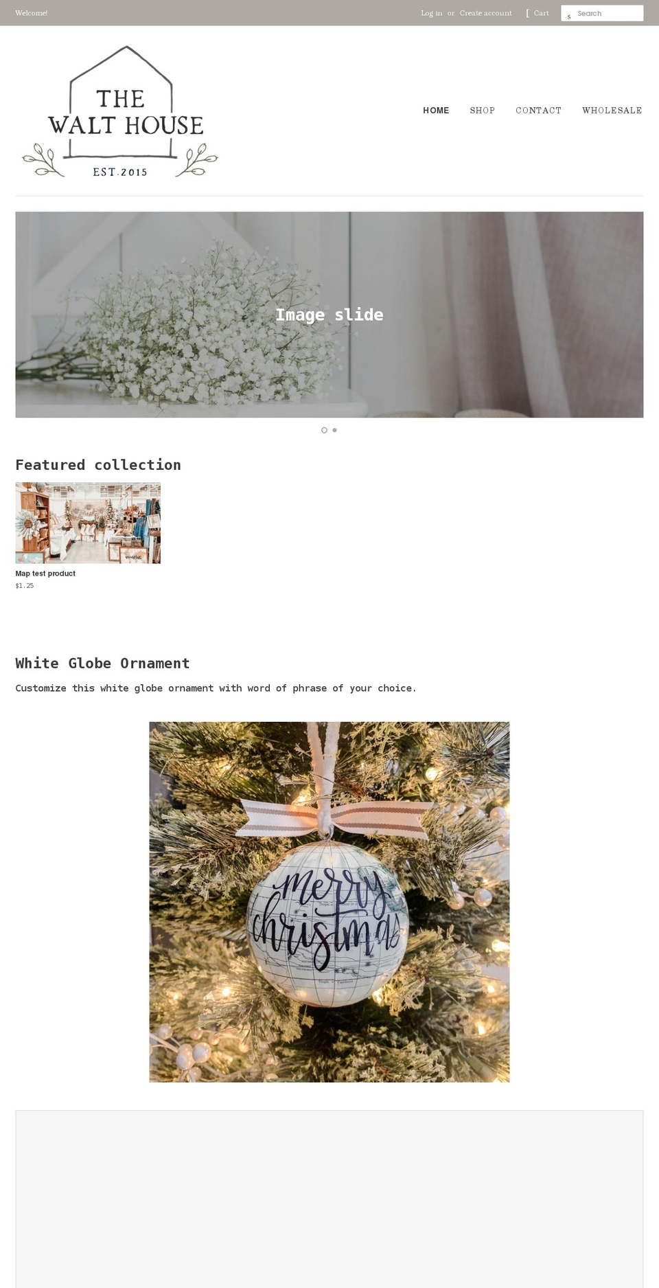 thewalthouse.com shopify website screenshot
