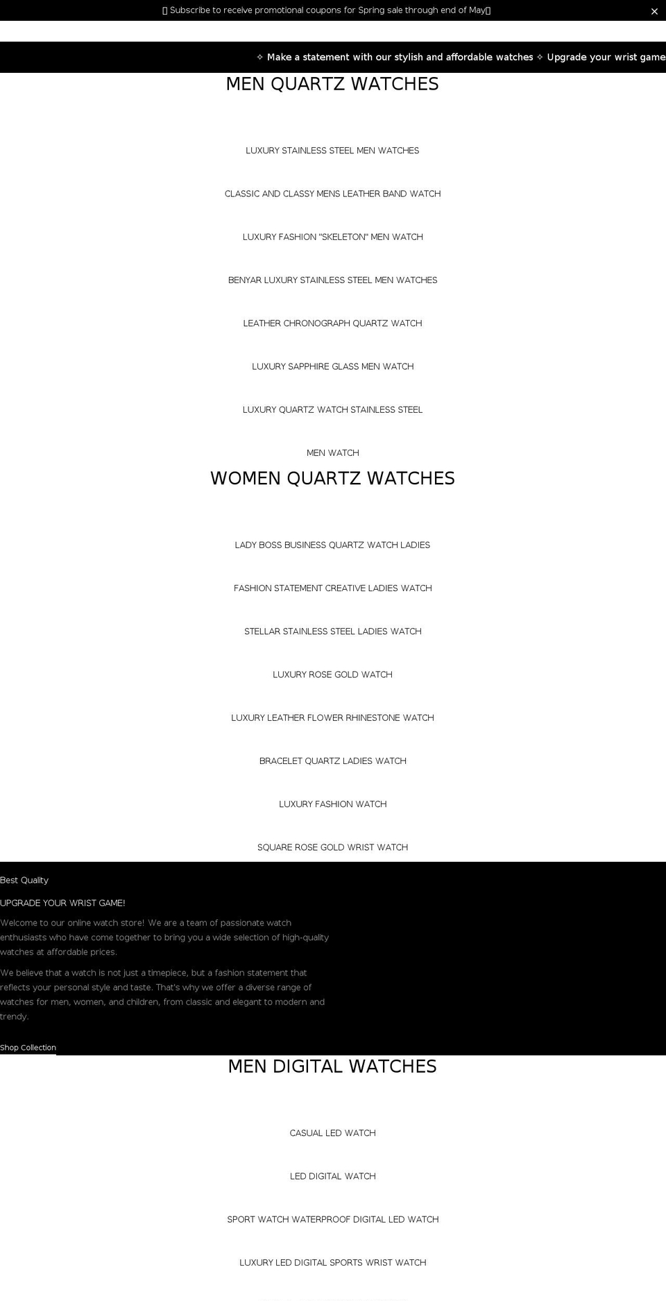thewatchdeals.com shopify website screenshot