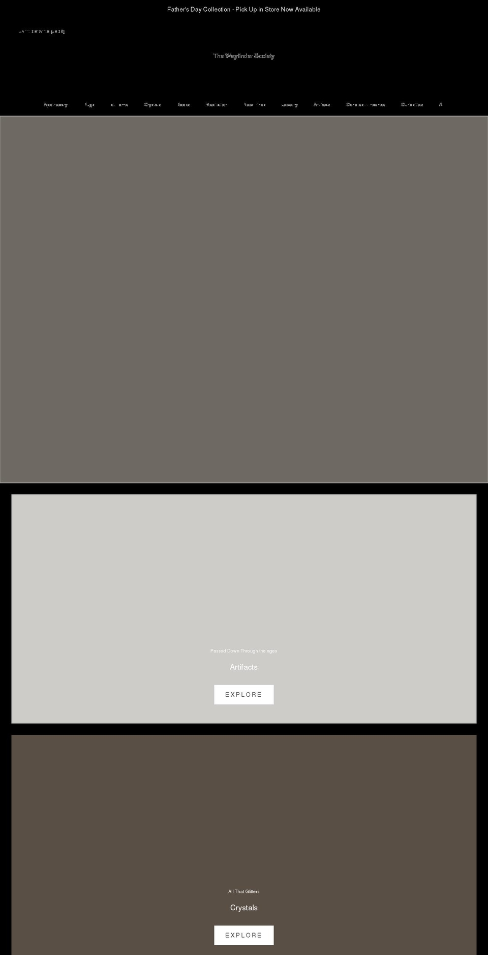 thewayfindersociety.com shopify website screenshot