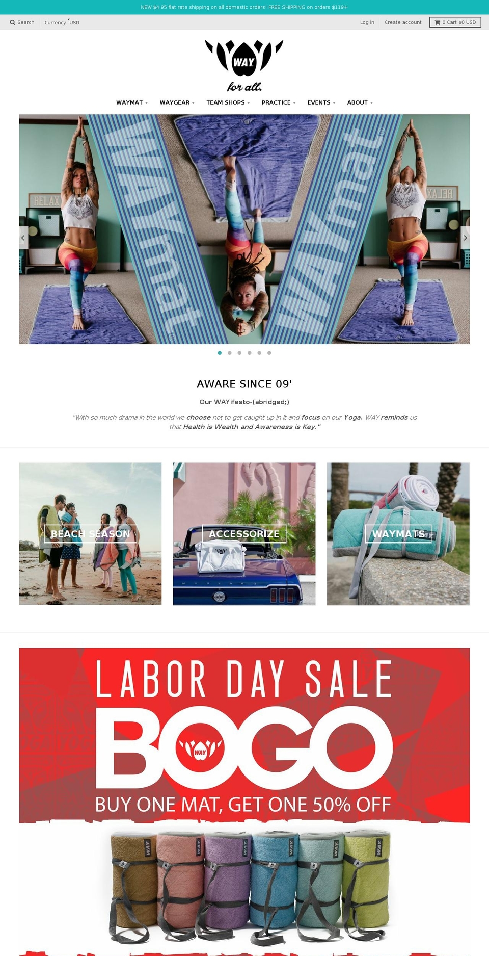 thewayshop.com — Shopify storefront screenshot