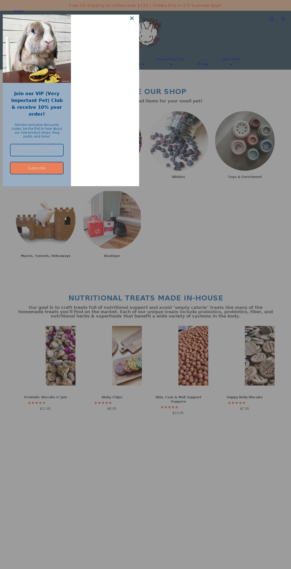 thewellkeptrabbit.com shopify website screenshot