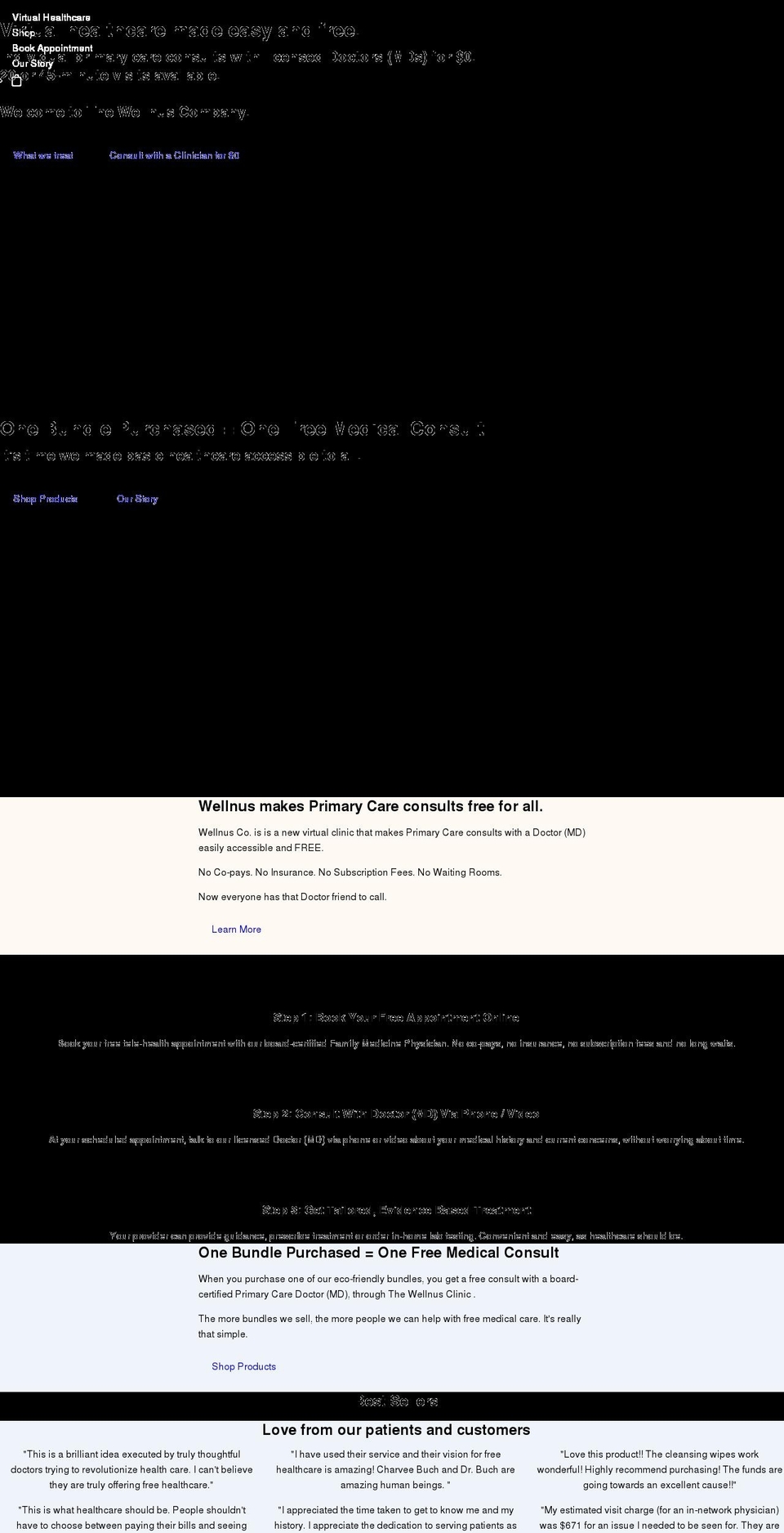 thewellnuscompany.com shopify website screenshot