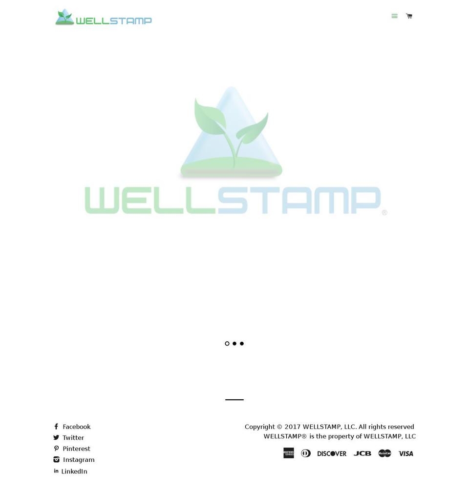 thewellstamp.com shopify website screenshot