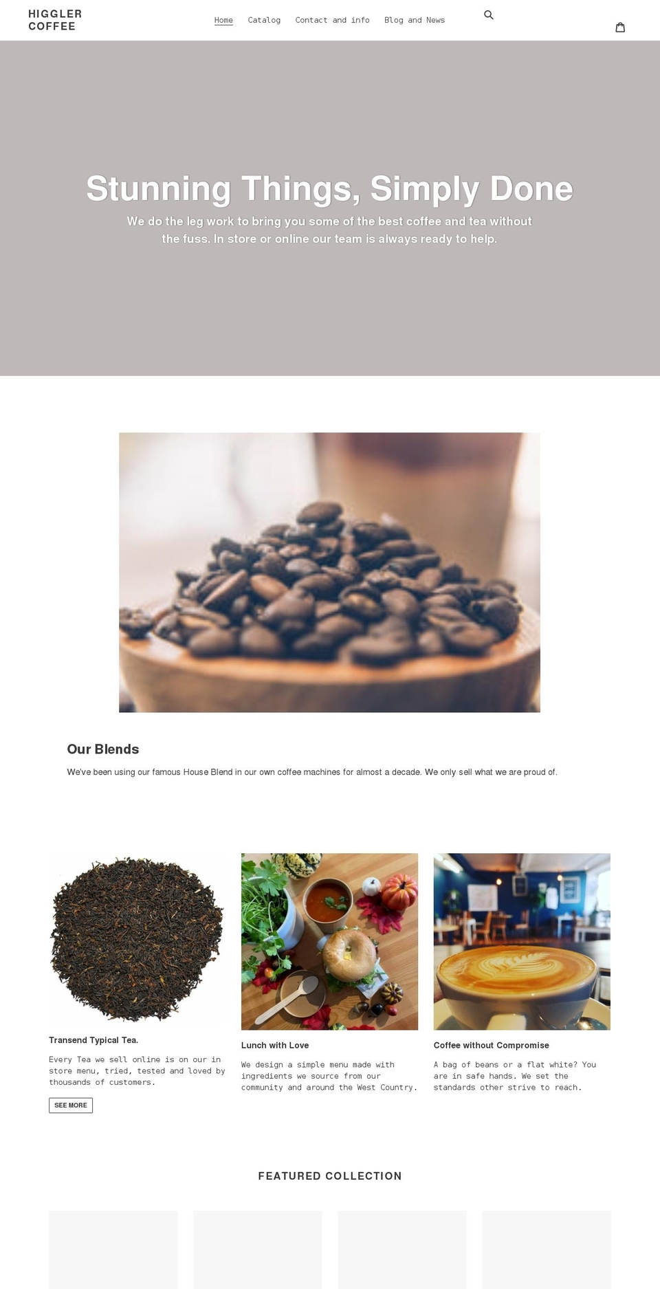 thewestcountryhiggler.co.uk shopify website screenshot
