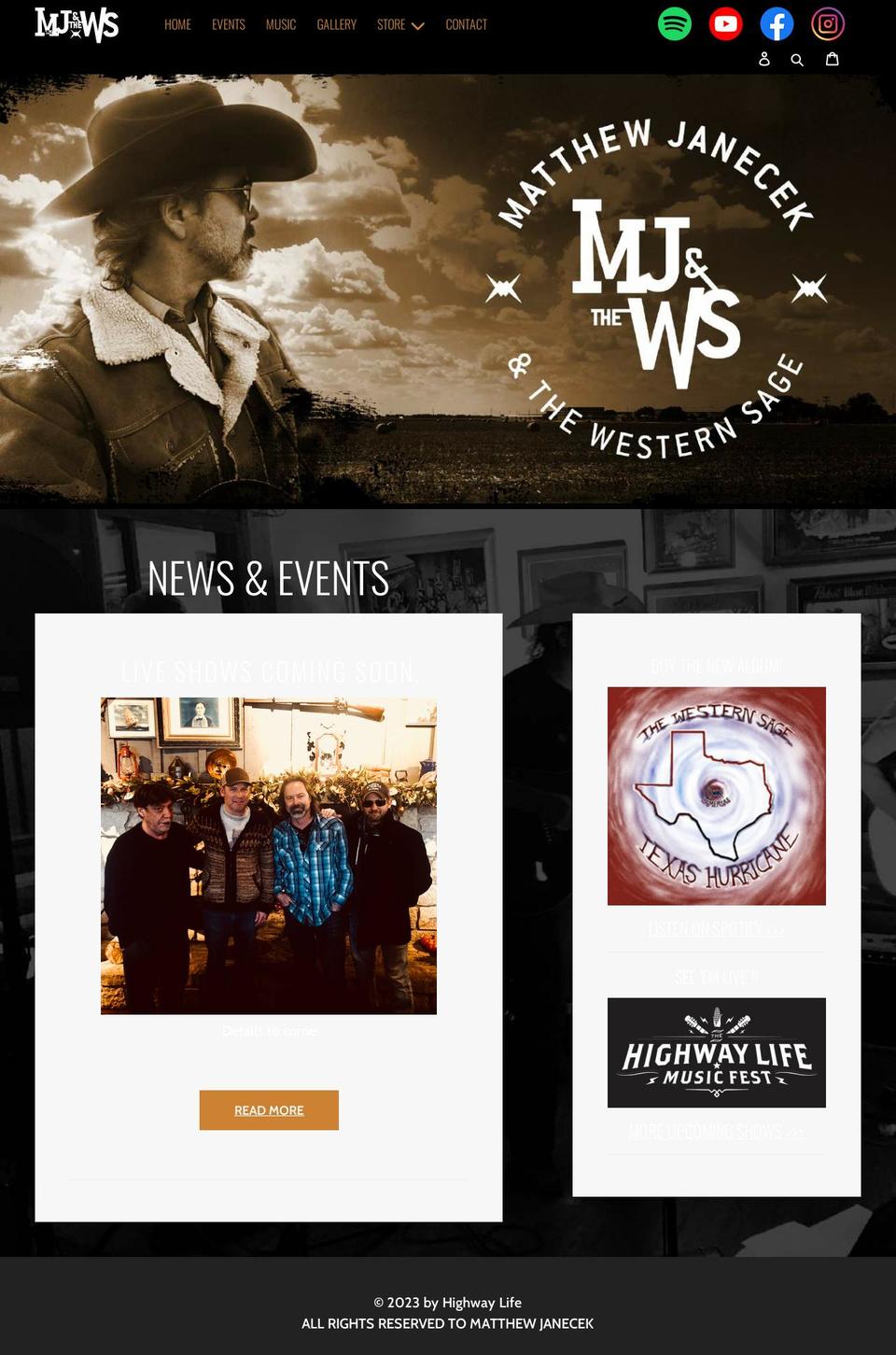 thewesternsage.com shopify website screenshot