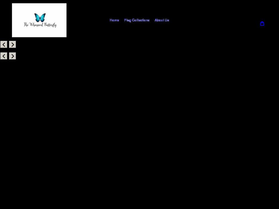 thewhimsicalbutterfly.com shopify website screenshot