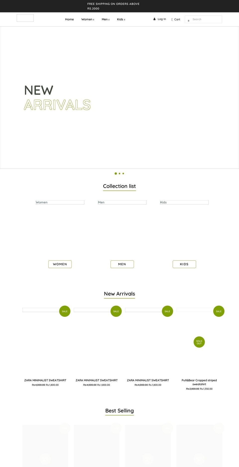 thewhiteshoppy.com shopify website screenshot