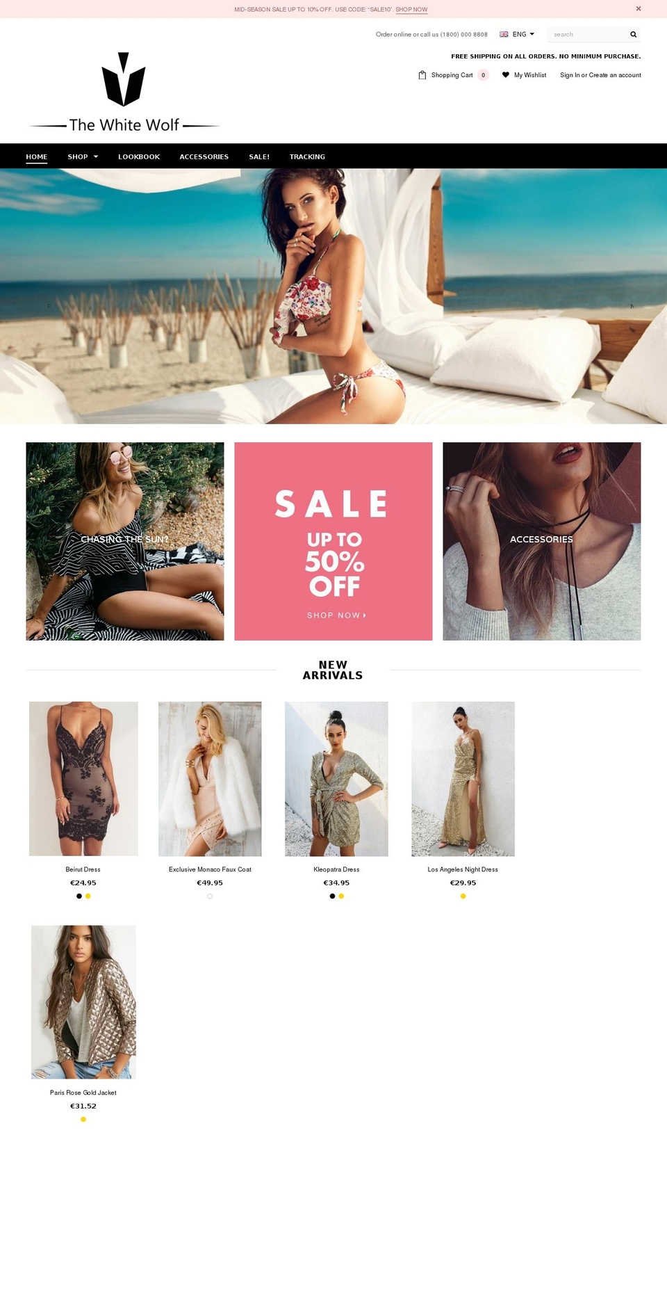 thewhitewolfgroup.com — Shopify storefront screenshot