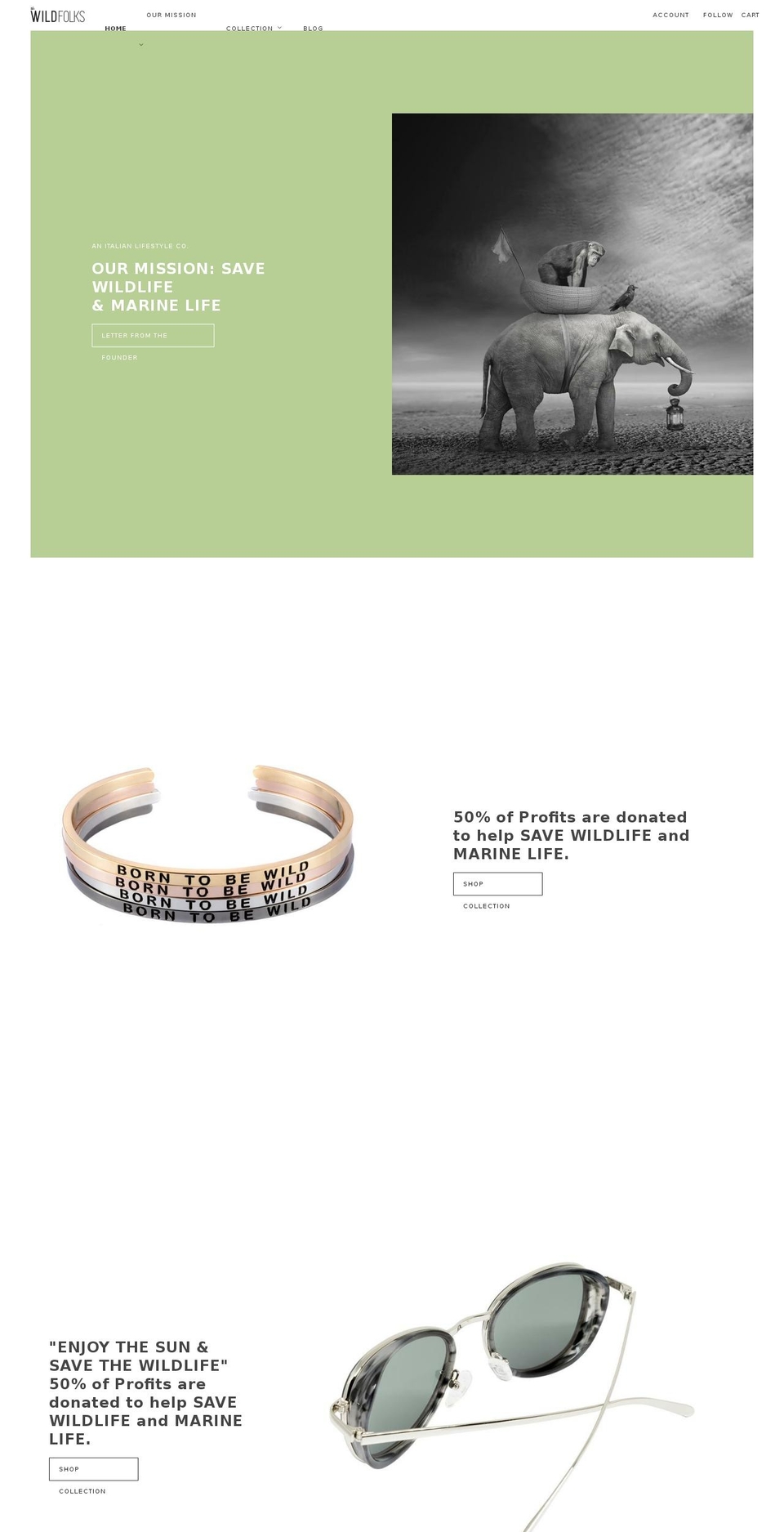 thewildfolks.com shopify website screenshot