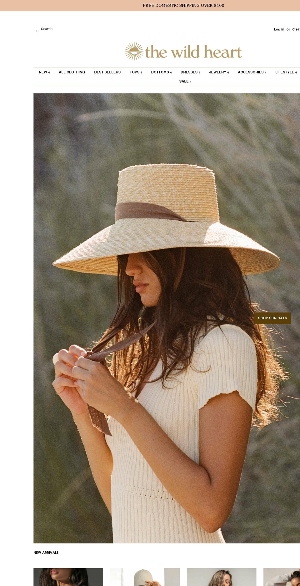 thewildheartshop.com shopify website screenshot