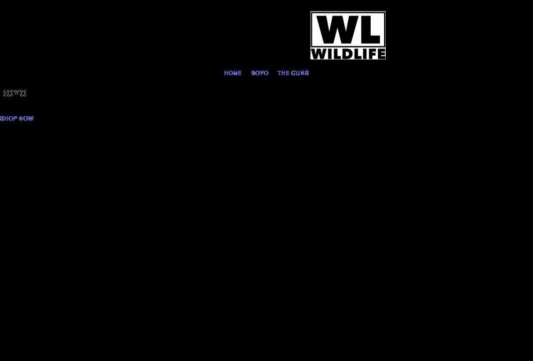 thewildlife.uk shopify website screenshot
